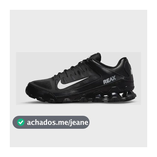 Tênis Nike Reax 8 Tr Masculino Preto/branco 40 Br