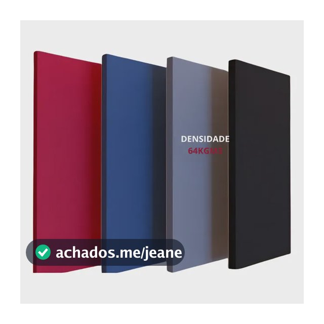 Painel Acústico Lã Rocha 120x60x05 Lã 64kg Kit Com 4 Paineis