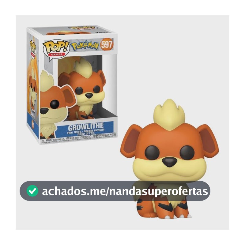 Boneco Funko Pop! Pokémon - Growlithe