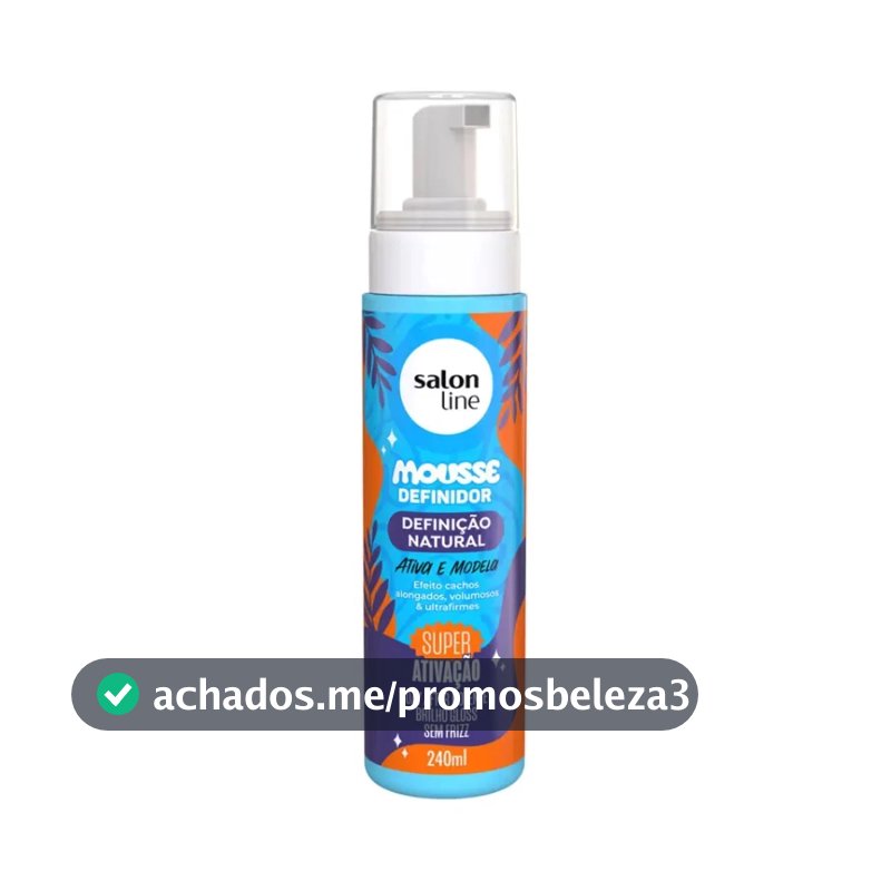 Espuma capilar Salon Line para definir rulos definición natural 240 ml