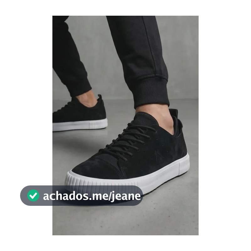 Tênis Masculino Polo Wear Camurça Casual Premium Preto Liso 41 Br