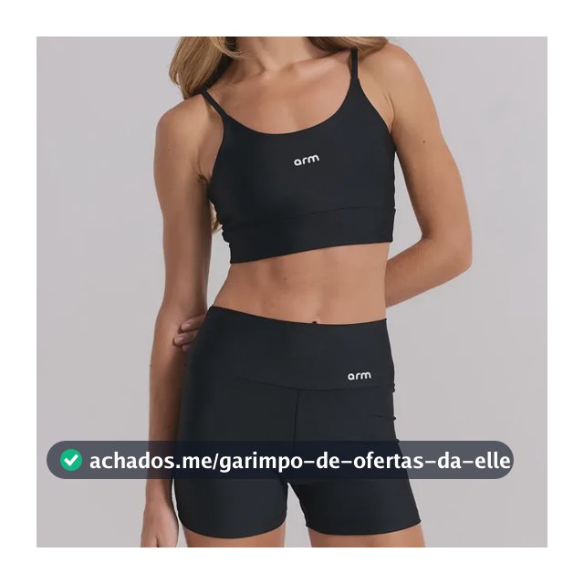 Conjunto Feminino Fitness Compact Top E Short - Arm