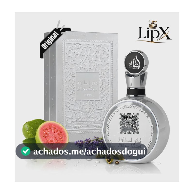 Perfume Arabe Fakhar Platin Masculino 100ML Com Nf