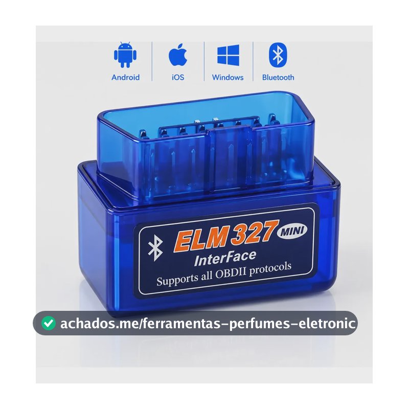 Scanner Automotivo Elm 327 Obd2 V2.1 Android Ios Bluetooth