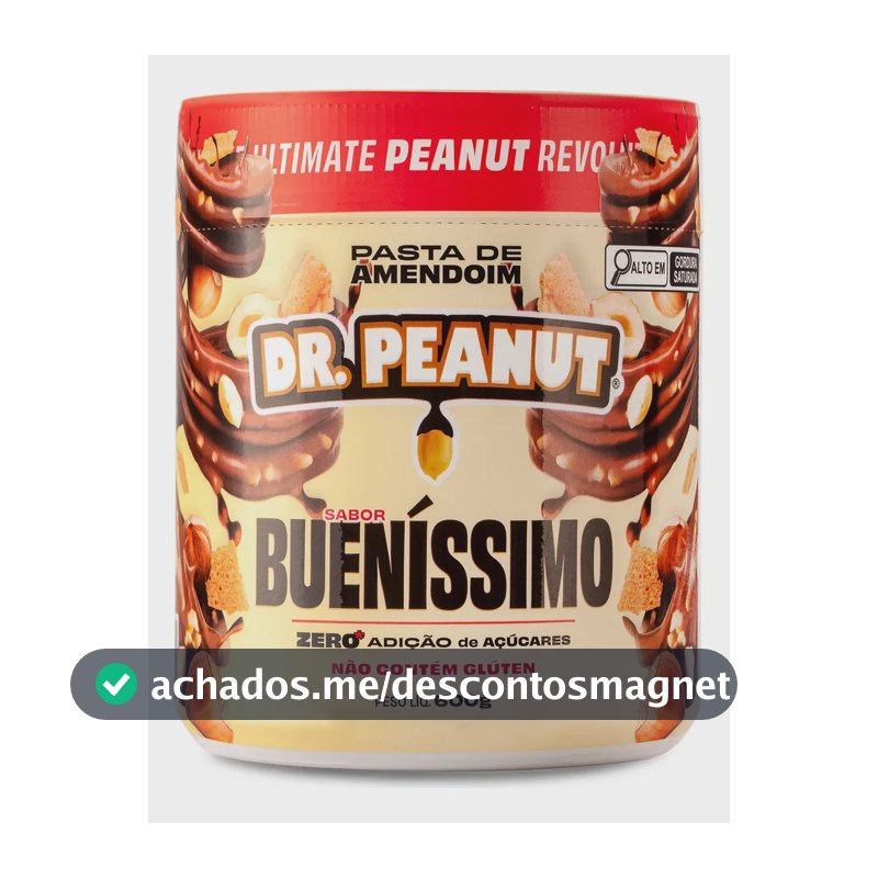 Pasta de amendoim Dr. Peanut Gourmet sabor Bueníssimo x 600g