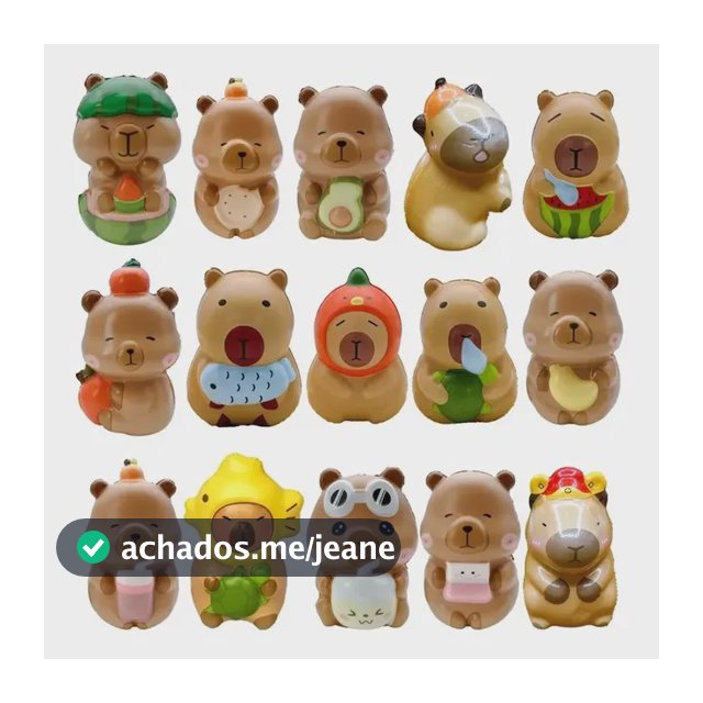 15 Capybara Anti-stress Anxiety Sponge, Brinquedo De Present