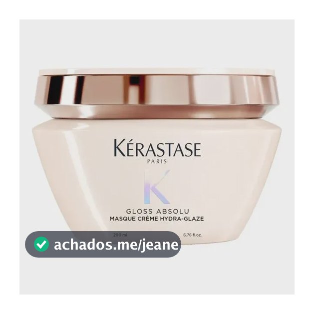 Gloss Absolu Masque Crème Hydra Glaze Máscara 200ml Kérastase