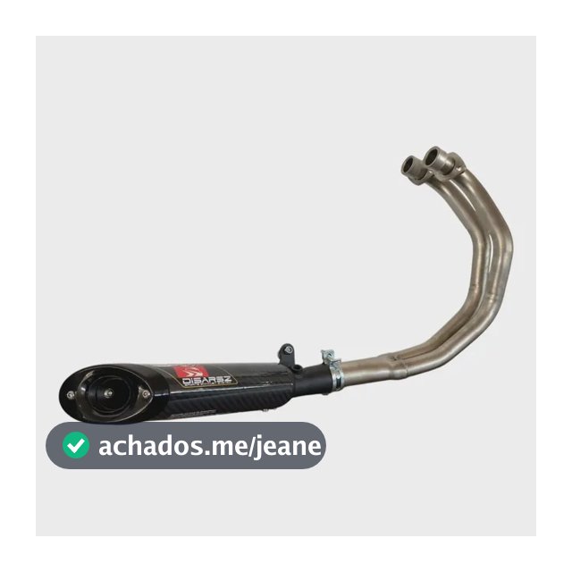 Escape Esportivo Disarsz Mt-03 R3 Curva 2x1 Inox 2015-2025