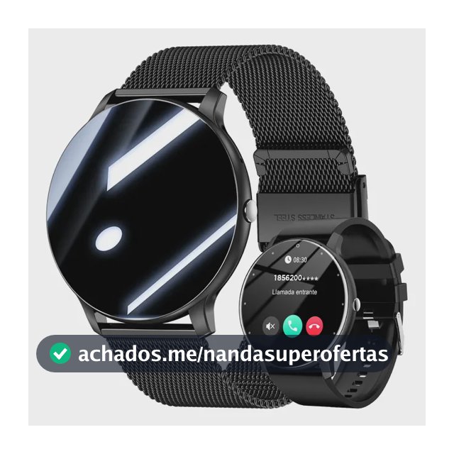 Smartwatch Esportivo Masculina Relógio Inteligente Redondo