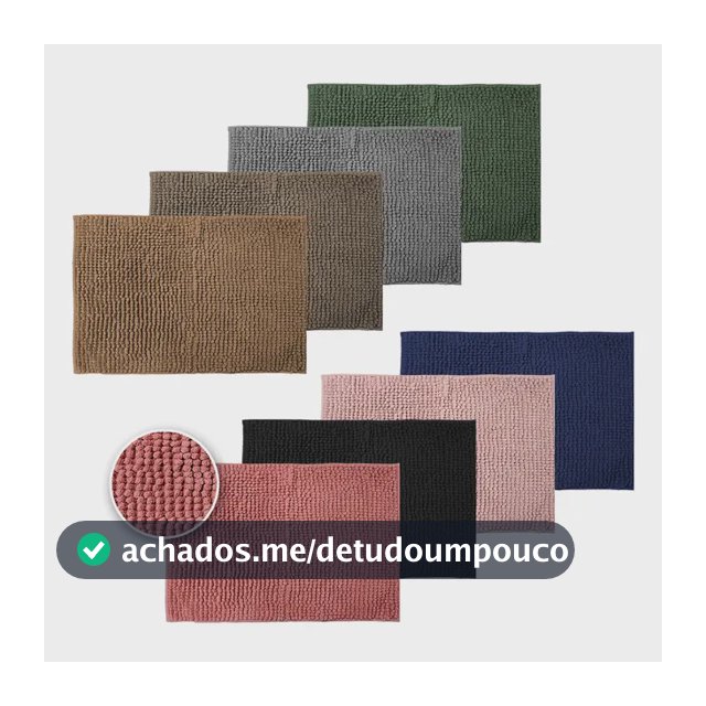 Kit 4 Tapetes De Banheiro 40x60 Antiderrapante Bolinha Macio