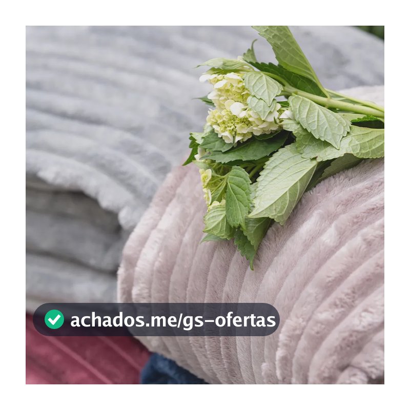 Cobertor Neo Mares Canelado 300g/m² Casal 180x220 Camesa