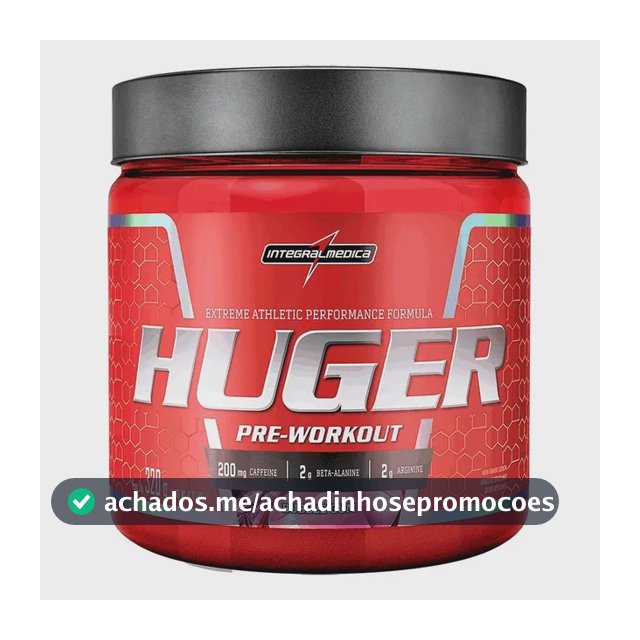 Pré-treino Huger 320g - Integralmedica