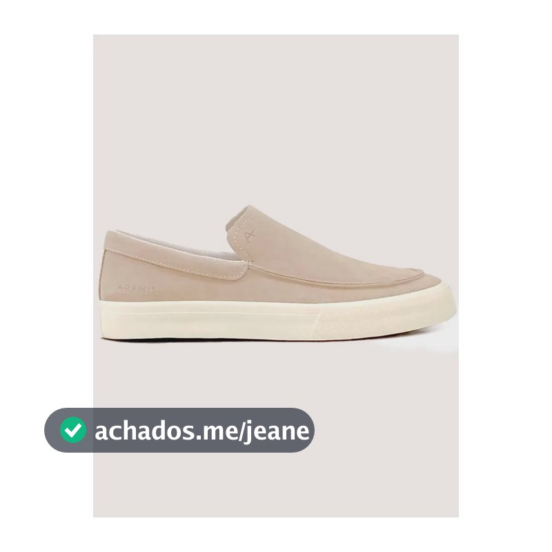 Sapatênis Aramis Easy Drive Slip On Camurça Confortável Branco 38 Br