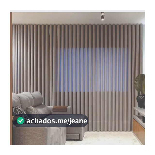 Cortina Gaze De Linho 6m X 2,80m - Trilho Suíço - Promoção