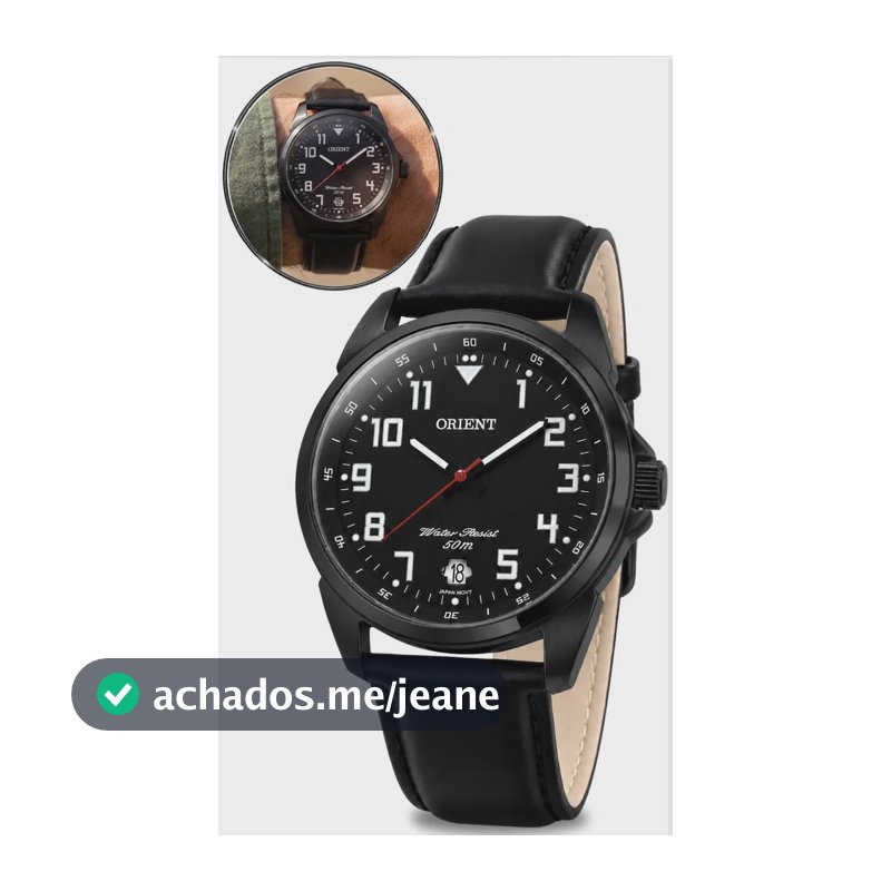Relógio Orient Masculino Mpsc1009 P2px Preto Couro