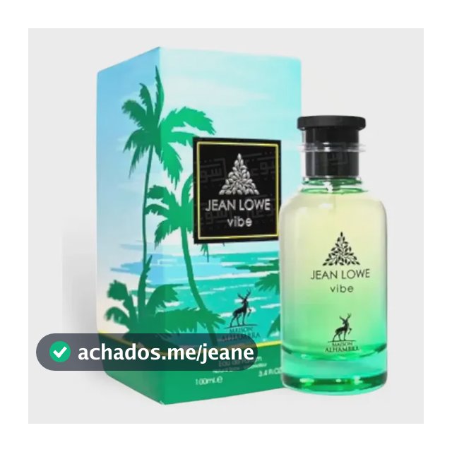 Perfume Árabe Maison Alhambra Jean Lowe Vibe 100ml