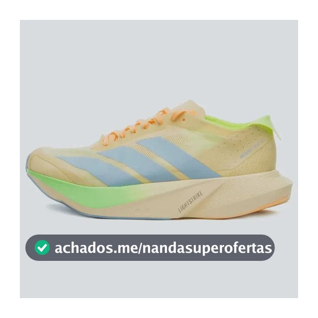Tênis Masculino Adizero Drive Rc adidas Amarelo Liso 41 Br