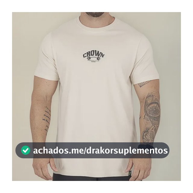 Camisa Confortável Treino Academia 100% Algodão