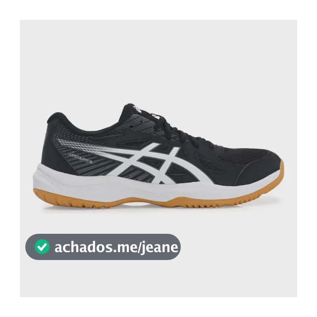 Tênis Asics Upcourt 6 Preto E Branco