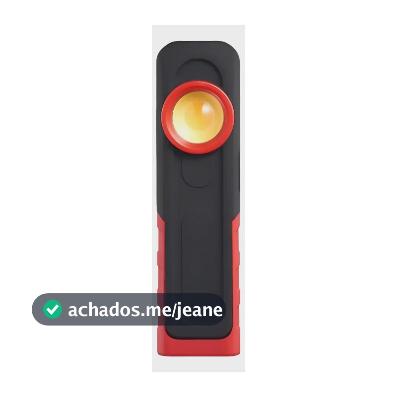 Lanterna De Inspeção Luz Quente E Fria Para Detail De Carro Preto