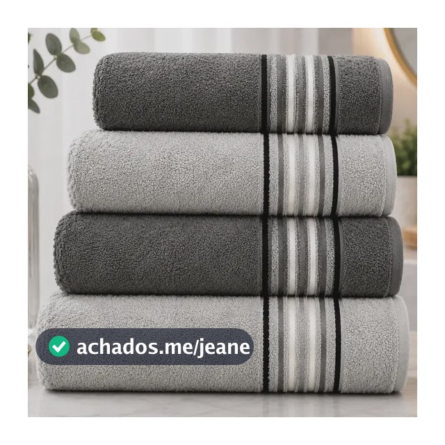 Jogo Toalha Banho Banhão Vitta 4pçs 400g Algodão Camesa