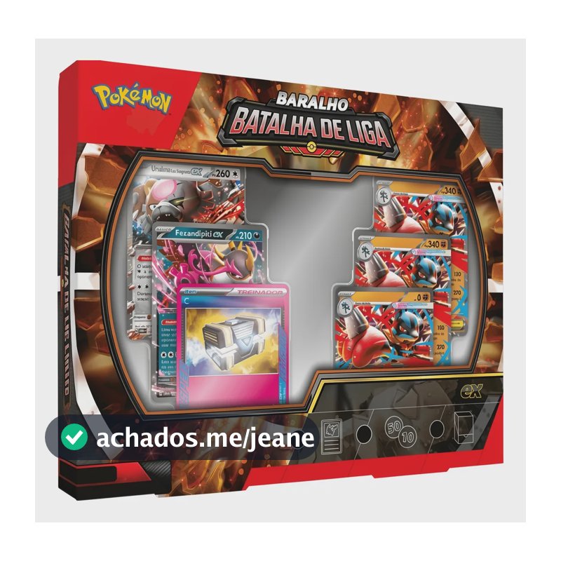 60 Cartas Pokémon Batalha De Liga Mega Lucario Ex Original Português