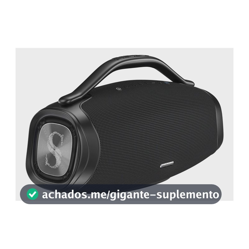 Caixa De Som Sabala Dr-909 200w 39000mahl Bluetooth 5.4 Preto 127/220v
