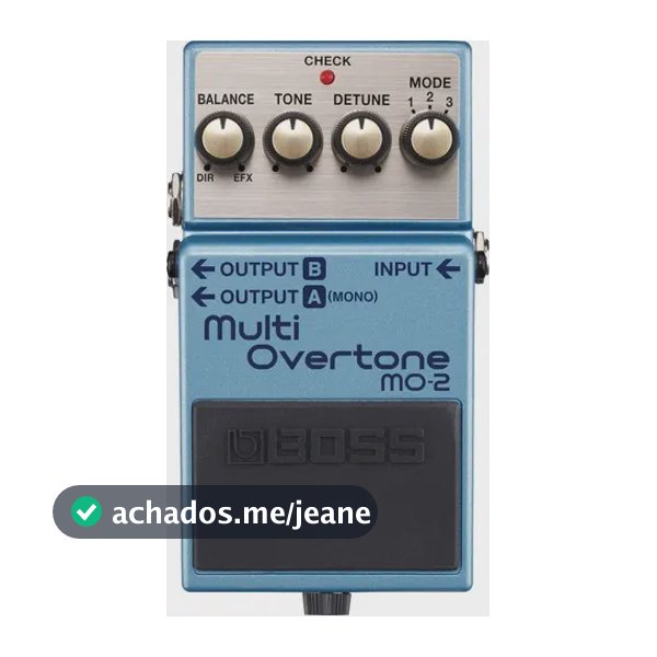 Pedal Boss Mo2 Mo-2 Mult Overtone Para Guitarra Baixo Cor Azul
