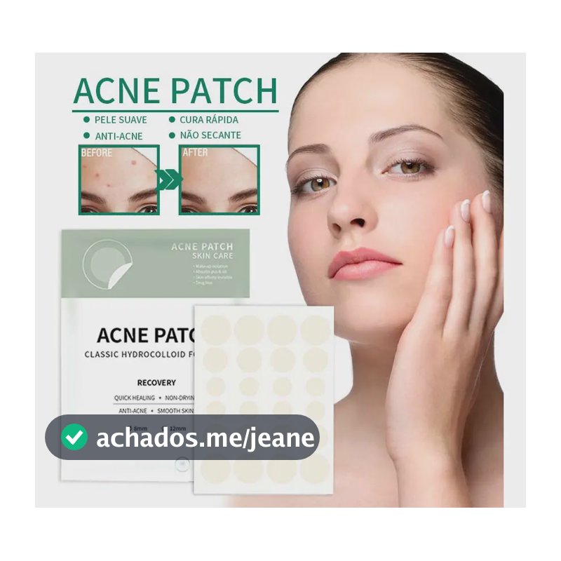 Remendo De Acne Hidrocolóide Transparente Invisível 72pcs Todo Tipo De Pele Dia/noite