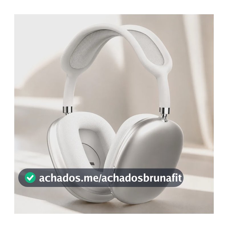 Fone De Ouvido Bluetooth Sem Fio Over Ear Air Top Dr Hank Headphone Premium Abafa Ruído Espacial Bateria Longa Confortável Microfone Dobrável Branco