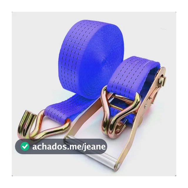 Kit Catraca E Cinta 9m 50mm Gancho J 5 Ton Caminhão