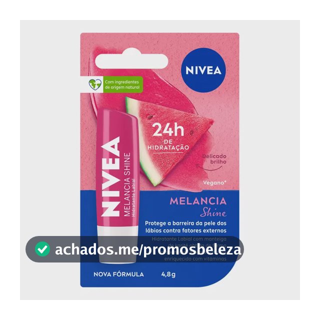 Hidratante Labial Melancia Shine 4,8g Nivea