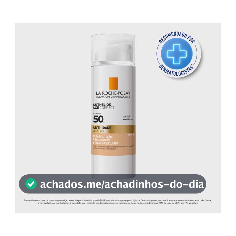 Protetor Solar Anthelios Age Correct Fps 50 Oil Free Anti Rugas Cor 2.0 50g La Roche-posay