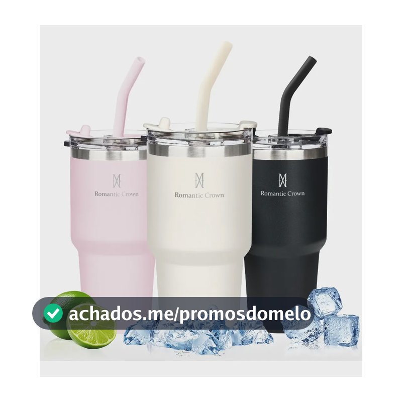 Copo Térmica 600ml Inox Anti-vazamento Para Café/chá/bebidas Branco Liso