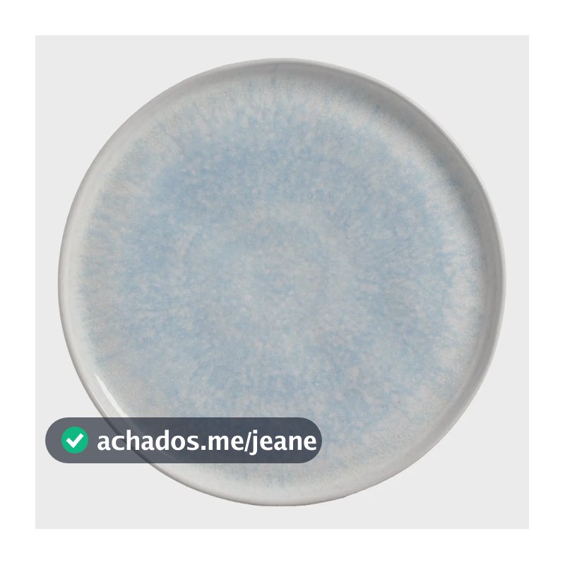 Jogo C/ 6 Pratos Raso Bio Azura Ø27,5cm