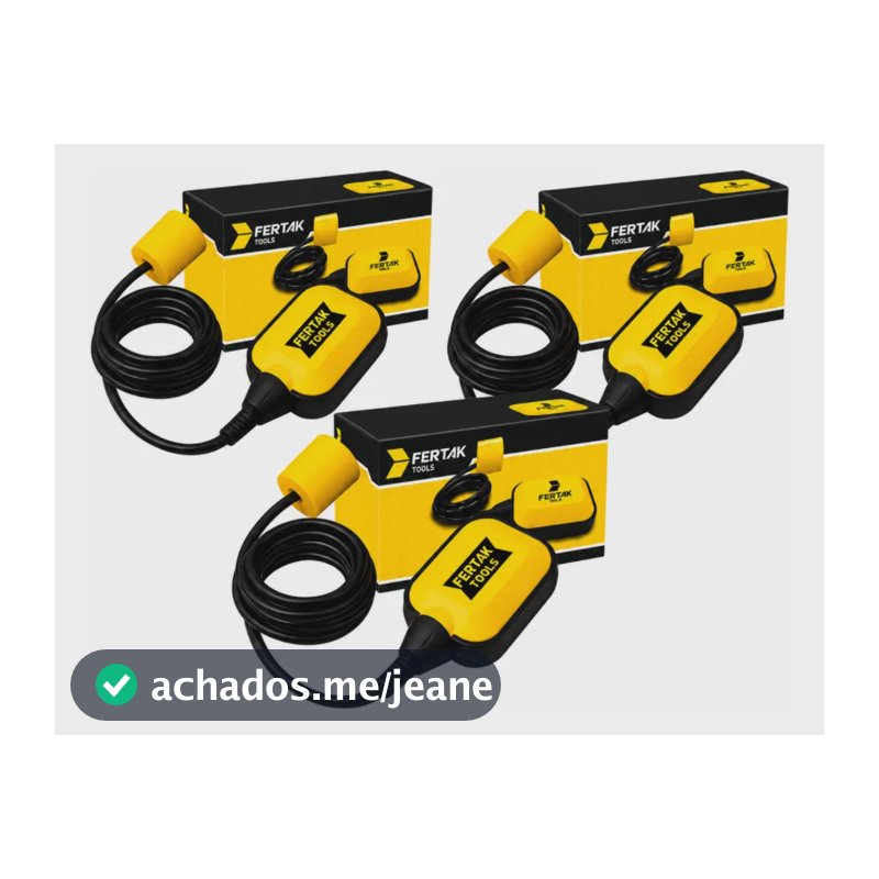 Kit 3 Boia Elétrica Automática 15a Nível Caixa De Água Poço 127/220v