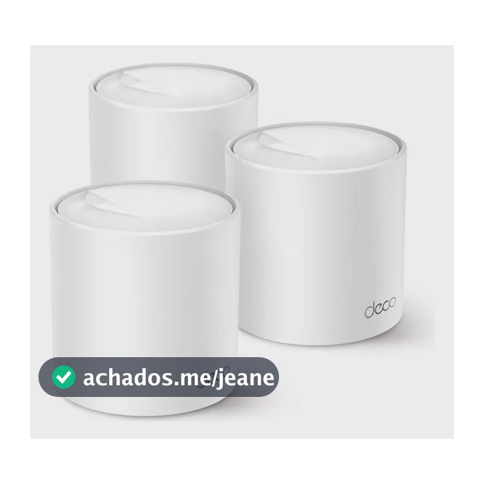 TP-Link Deco X50(3-pack) Roteador Mesh Wifi6 AX3000 Cobre até 600m²