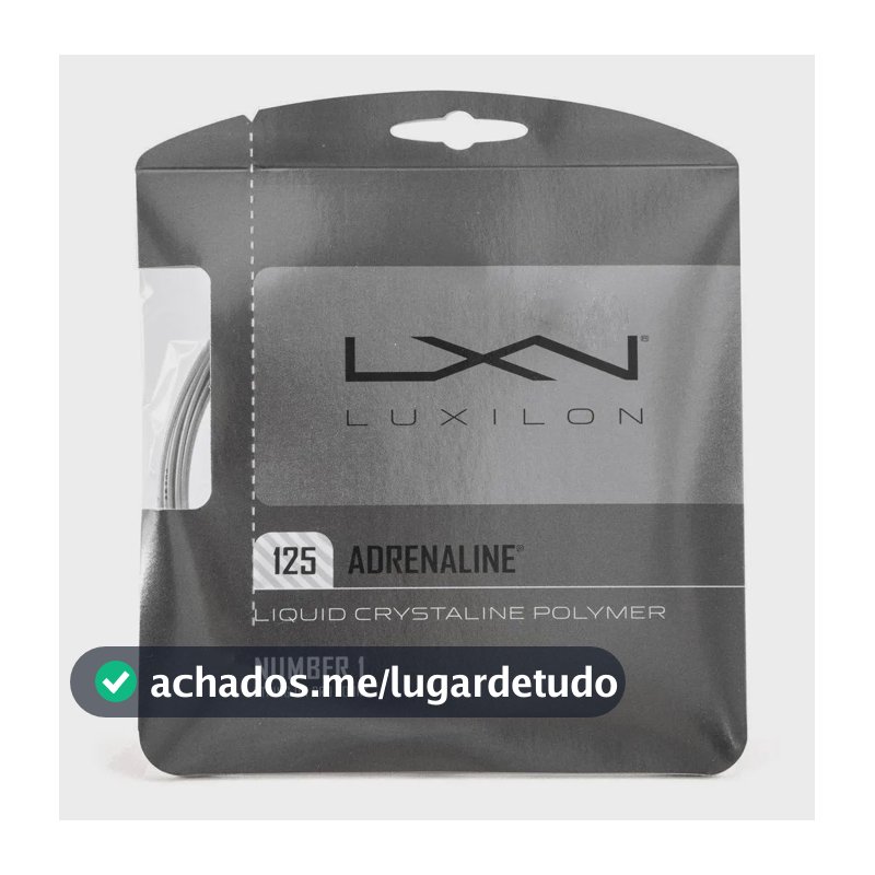 Corda Para Raquete Wilson Luxilon Adrenaline 16l 1.25mm Cart