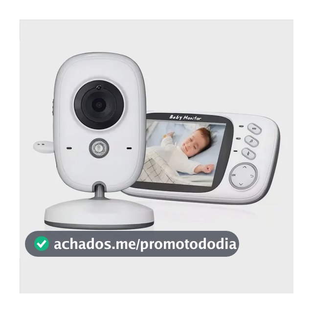 Baba Eletrônica Baby Monitor Vb603 Visão Noturna Dual Audio Cor Branco Estary Shop
