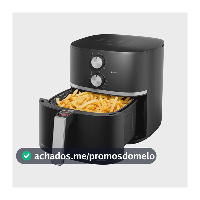 Fritadeira Elétrica Air Fryer Wap Wafg2s 5 Litros Com Revestimento Antiaderente 1500w 220v