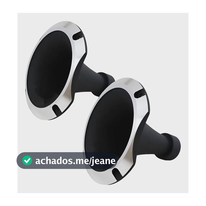 Kit 02 Cone Jarrinho Curto 11-25 Rosca Branco D250 Trio Preto
