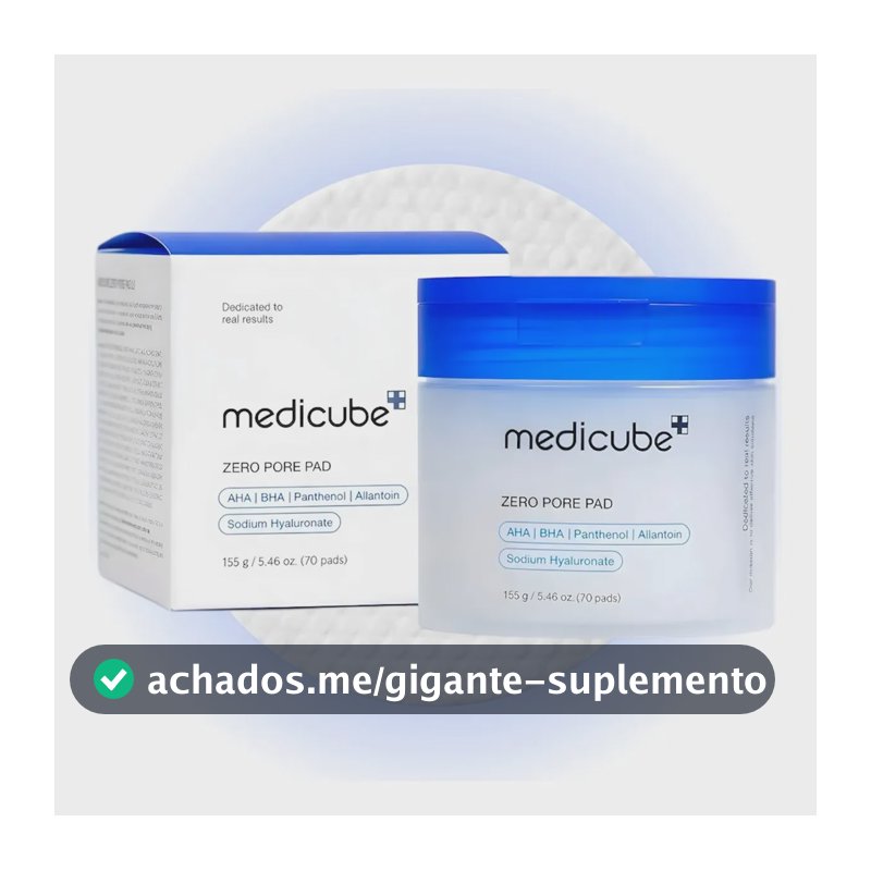 Medicube Zero Pore Pads 2.0 Com 70 Almofadas Tônicas Faciais