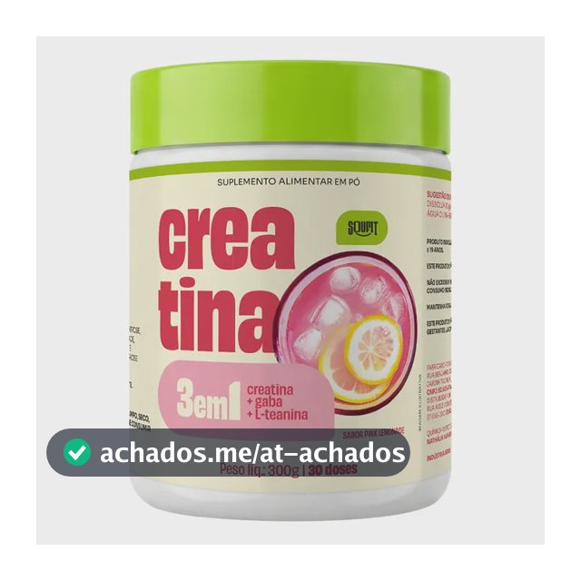 Creatina Monohidratada 300g Sabor Pink Lemonade Limonada Rosa