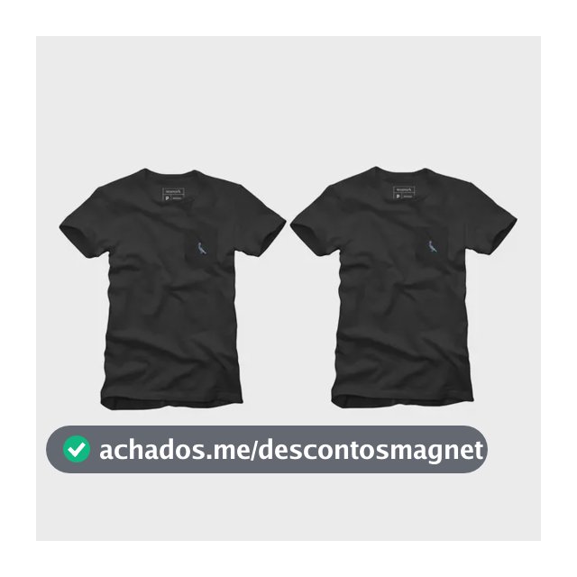 Kit 2 Camisetas Bolso Cb Pica-pau Xadrez Reserva