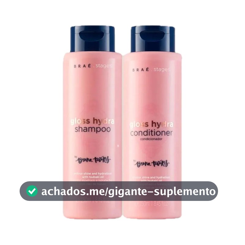 Kit Braé Stages By Bruna Tavares Shampoo + Condicionador
