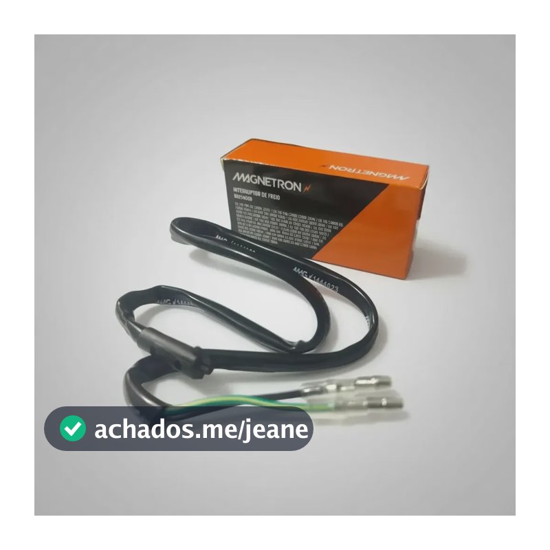 Interruptor Sensor Freio Dianteiro Cg Fan 125 2009 2010 2011