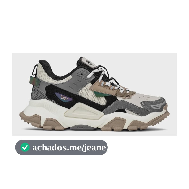 Tênis Qix Trek Original - Masc/fem - Várias Cores + Nf Bege Grafite 39 Br