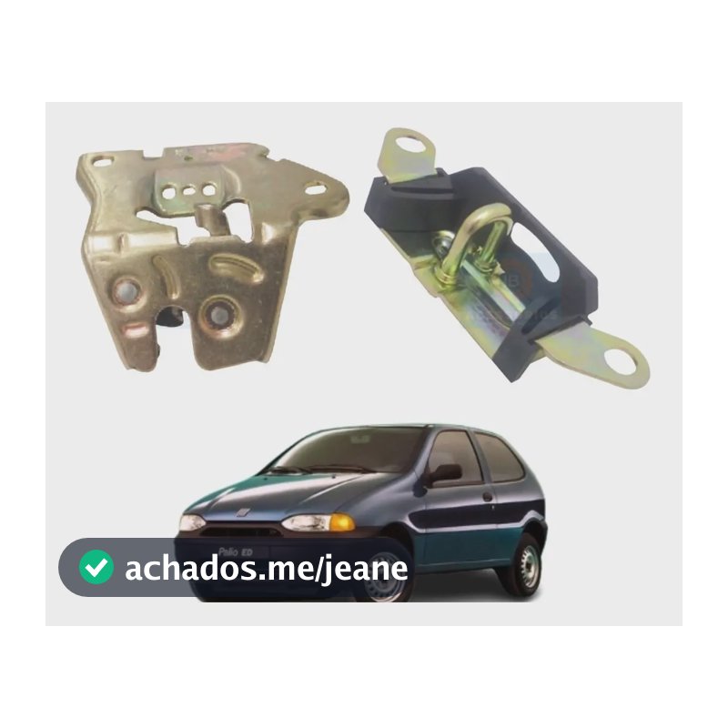 Kit Fechadura E Batente Porta Malas Palio 96 97 98 99 2000