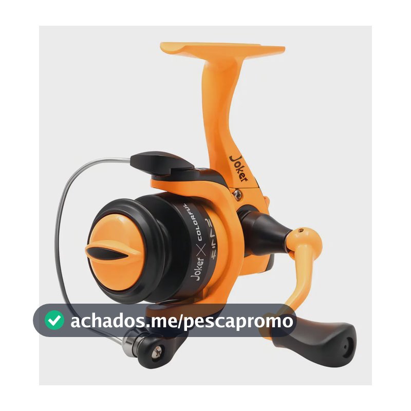 Molinete Pesca Maruri Ultra Light Joker 800 Colorful Orange