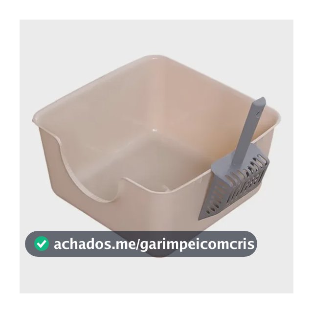 Caixa De Areia Para Gatos Extra Grande, Bandeja Lisa Para